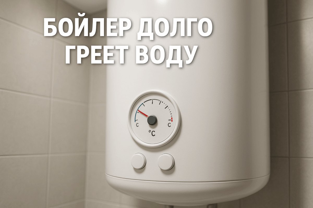 Бойлер долго греет воду — что делать