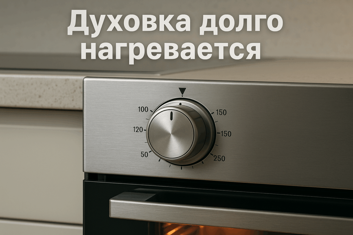 Духовка долго нагревается — причины