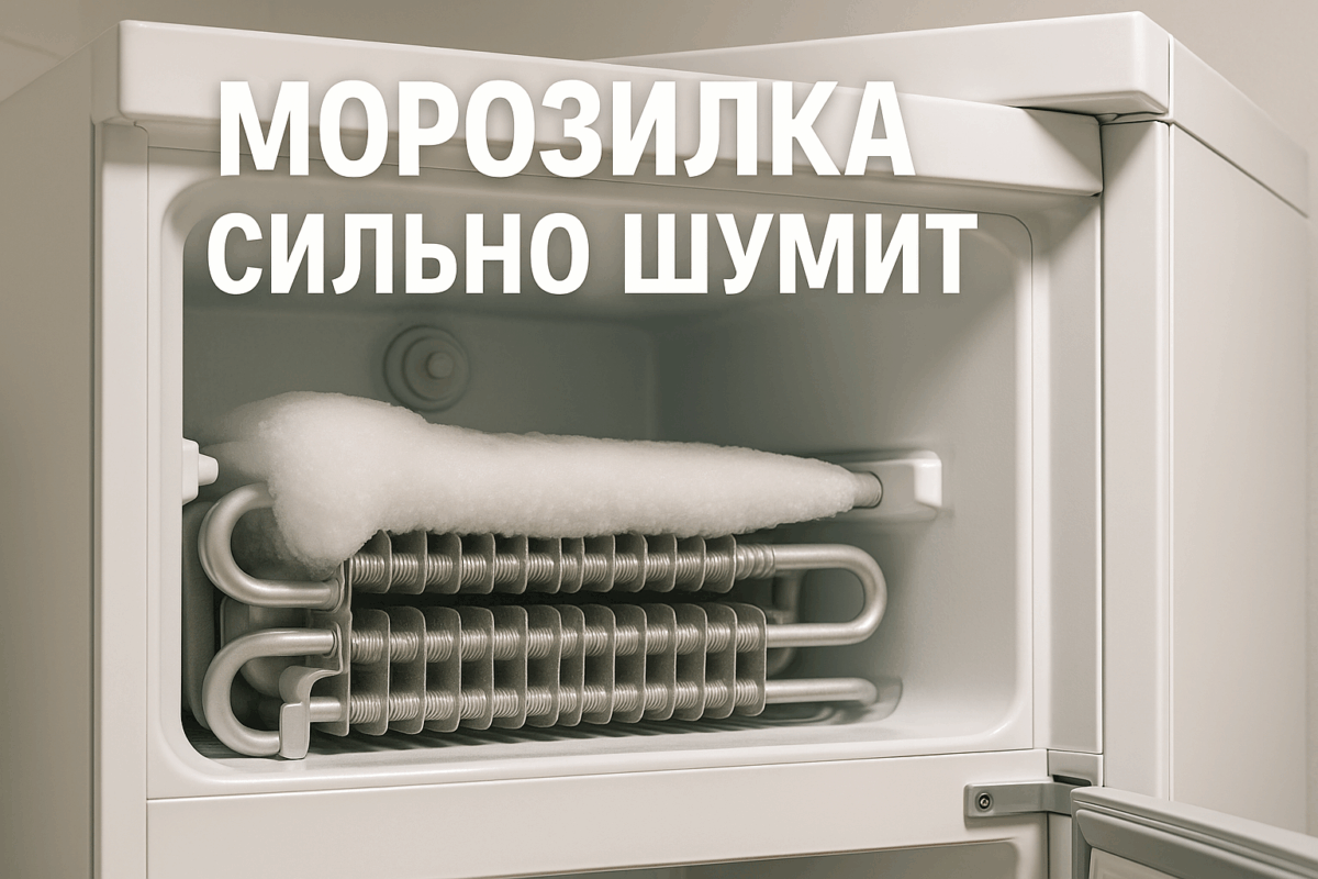 Морозилка сильно шумит — причины