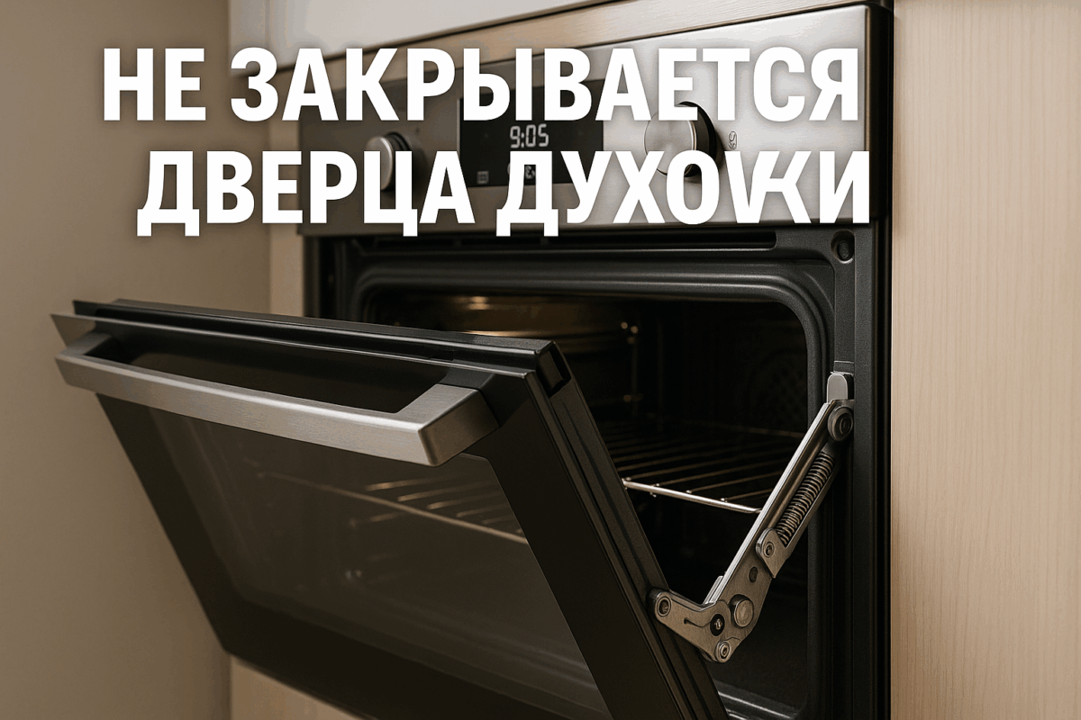 Не закрывается дверца духовки — регулировка петель