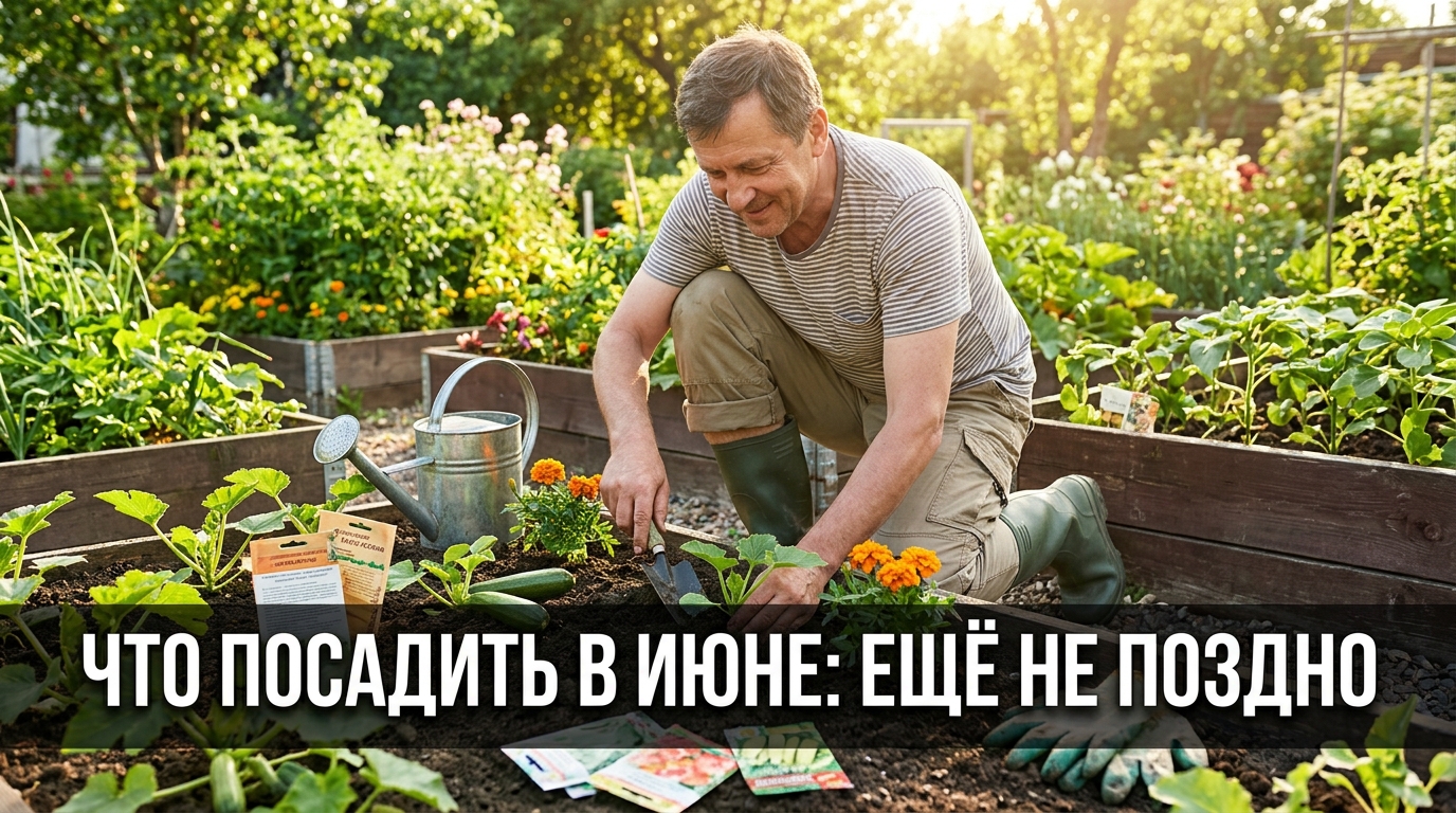 Что посадить в июне: 8 культур — ещё не поздно
